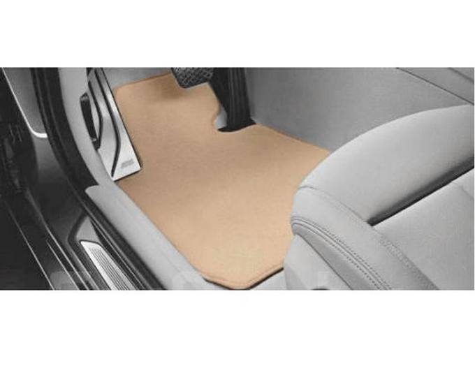 BMW Floor Mat Set - Front and Rear (Beige - Carpet) 51477351380